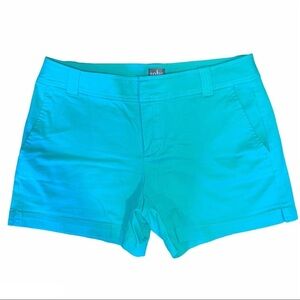 New York & Company Teal Khaki Shorts Size 4